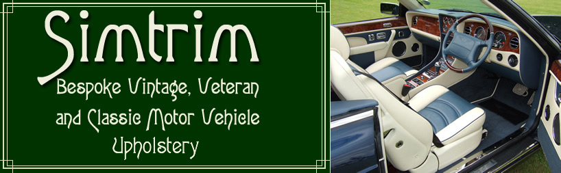 Simtrim - Bespoke Vintage, Veteran and Classic Motor Vehicle Upholstery 